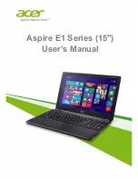 Preview for 1 page of Acer Aspire E1-532P User Manual