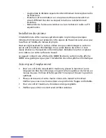 Предварительный просмотр 9 страницы Acer Aspire E500 (French) Manuel
