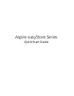 Preview for 1 page of Acer Aspire EASYSTORE H341 Quick Start Manual