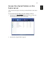 Preview for 45 page of Acer Aspire EASYSTORE H341 Quick Start Manual