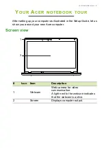 Preview for 9 page of Acer Aspire ES 15 User Manual