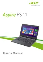 Предварительный просмотр 1 страницы Acer Aspire ES11 User Manual