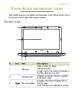 Preview for 9 page of Acer Aspire F 15 Touch User Manual