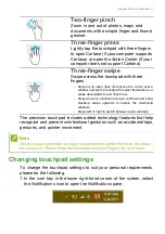 Preview for 17 page of Acer Aspire F 15 Touch User Manual