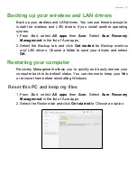 Preview for 23 page of Acer Aspire F 15 Touch User Manual