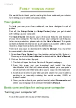 Preview for 6 page of Acer Aspire F 17 User Manual