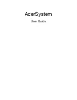 Preview for 1 page of Acer Aspire G3-605 User Manual