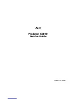 Acer Aspire G3610 Service Manual предпросмотр