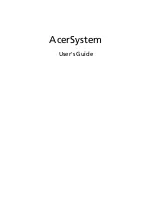 Preview for 1 page of Acer Aspire L3600 User Manual