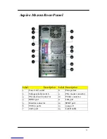 Preview for 20 page of Acer Aspire M1200 Service Manual