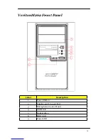 Предварительный просмотр 20 страницы Acer Aspire M1620 Service Manual