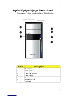 Предварительный просмотр 18 страницы Acer Aspire M3630 Service Manual