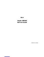 Preview for 1 page of Acer Aspire M3900 Service Manual