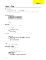 Предварительный просмотр 9 страницы Acer ASPIRE M3910(G) Service Manual