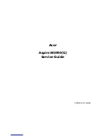 Acer Aspire M3910 Service Manual предпросмотр