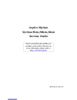 Acer Aspire M5620 Service Manual предпросмотр