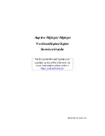 Предварительный просмотр 1 страницы Acer Aspire M5630 Service Manual