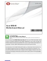 Preview for 1 page of Acer Aspire M5640 Manual