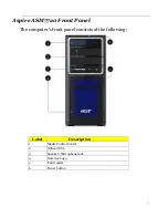 Предварительный просмотр 13 страницы Acer Aspire M7720 Service Manual