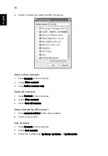 Preview for 62 page of Acer Aspire ONE A110 Applications Manual