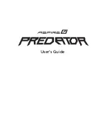 Preview for 1 page of Acer Aspire Predator G7700 Series User Manual