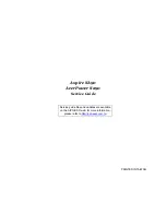 Предварительный просмотр 1 страницы Acer Aspire SA90 Service Manual