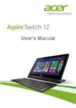 Preview for 1 page of Acer Aspire Switch 12 User Manual