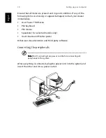 Предварительный просмотр 16 страницы Acer Aspire T100 User Manual