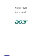 Acer Aspire T120 User Manual preview