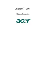 Предварительный просмотр 1 страницы Acer Aspire T120c Guía Del Usuario