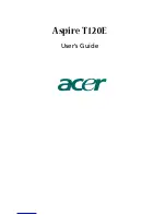 Предварительный просмотр 1 страницы Acer Aspire T120c User Manual