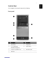 Предварительный просмотр 5 страницы Acer Aspire T120c User Manual