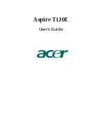 Acer Aspire T120E User Manual preview