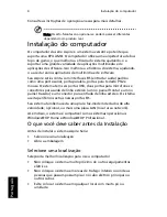 Предварительный просмотр 8 страницы Acer Aspire T160 Guia Do Usuário