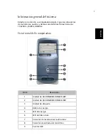 Предварительный просмотр 11 страницы Acer Aspire T300 Guía Del Usuario
