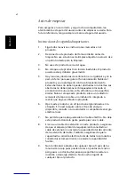 Предварительный просмотр 4 страницы Acer Aspire T300 (Spanish) Guía Del Usuario