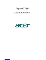 Предварительный просмотр 1 страницы Acer Aspire T320 (French) Manuel D'Utilisation