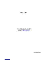 Acer Aspire T320 Service Manual предпросмотр