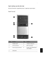 Preview for 5 page of Acer Aspire T600 Manual Do Utilizador