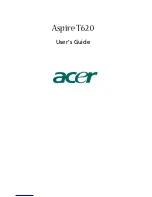 Предварительный просмотр 1 страницы Acer Aspire T620 User Manual