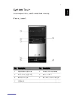 Preview for 5 page of Acer Aspire T630 User Manual