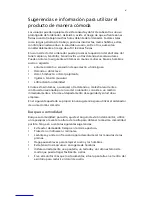 Предварительный просмотр 7 страницы Acer Aspire T671 (Spanish) Guía Del Usuario