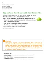 Preview for 2 page of Acer Aspire V 15 Series User Manual