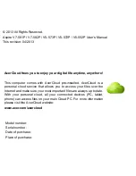 Preview for 2 page of Acer Aspire V5-552 User Manual