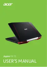 Acer Aspire VX 15 User Manual preview