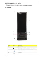 Предварительный просмотр 11 страницы Acer Aspire X1301 Service Manual