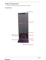 Предварительный просмотр 12 страницы Acer Aspire X3910 Service Manual