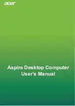 Предварительный просмотр 1 страницы Acer Aspire XC-1780 I5400 User Manual