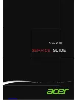 Preview for 1 page of Acer Aspire Z1100 Service Manual