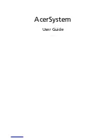 Preview for 1 page of Acer Aspire Z1220 User Manual